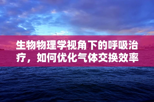 生物物理学视角下的呼吸治疗，如何优化气体交换效率？