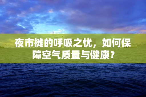 夜市摊的呼吸之忧，如何保障空气质量与健康？