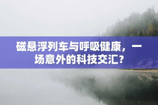 磁悬浮列车与呼吸健康，一场意外的科技交汇？