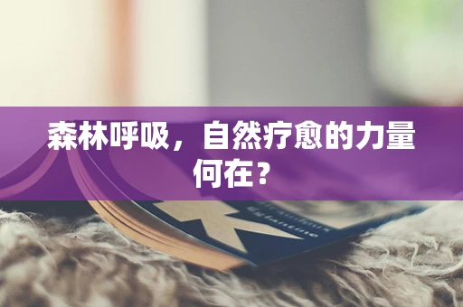 森林呼吸，自然疗愈的力量何在？